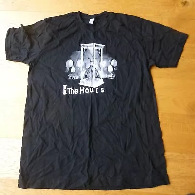 Buy The Hours Genuine Band T Shirt Men's L Black Hourglass Skull Free UK P+P • 15.99£