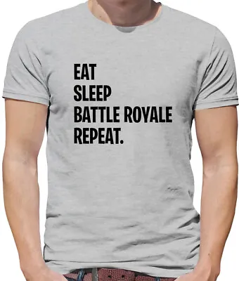 Buy Eat Sleep Battle Royale Repeat - Mens T-Shirt - Gamer Game Gaming PC • 13.95£