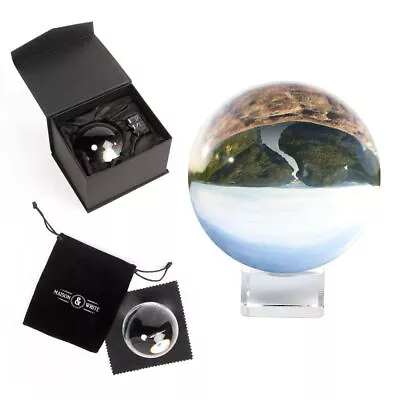 Buy Crystal Clear Glass Ball 80mm | K9 Borosilicate | Oversized T Shirt Top • 15.36£