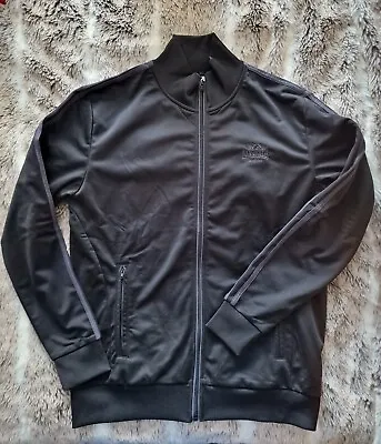 Buy Lonsdale Mens Black Track Zip Jacket Longsleeve Top Size Small RRP £34.99 • 17£