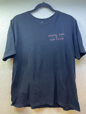 Buy PEARL JAM  'X  Ten Club Mens Large Tee-Shirt • 24.09£