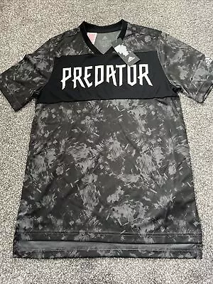 Buy Adidas Predator Football Shirt  Black Grey 13-14 Years - Brand New • 10£