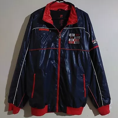 Buy Vintage FILA ITALIA Creativia Nello Sport Zip Up Hoodie Jacket - Size Medium • 43.78£