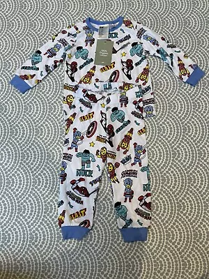 Buy Printed Cotton Pyjamas Superhero H&M Baby • 7£