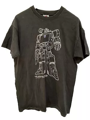 Buy Fruit Of The Loom Transformers T-Shirt Mens Medium Black Autobot Vintage 2003 • 12.50£