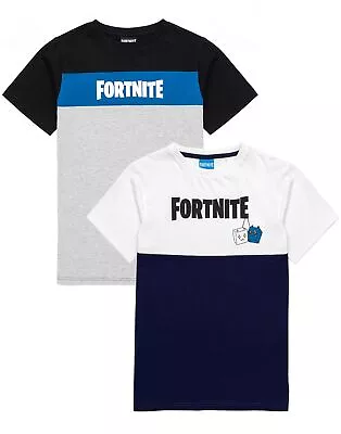 Buy Fortnite Grey Short Sleeved T-Shirt (Boys) • 10.99£