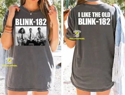 Buy Colors Blink 182 Shirt,I Like The Old Blink 182,182 World Tour 2023,Arrow Smiley • 53.01£