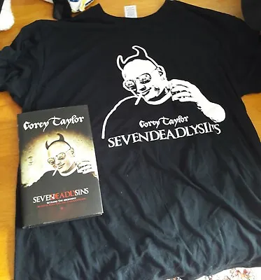 Buy Corey Taylor Seven Deadly Sins 1st Edition/Promo Tshirt Slipknot*StoneSour*Rare • 100£
