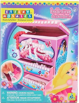 Buy Sticky Mosaics Ballerina Dream Jewellery Box By Orb Factory • 9.99£