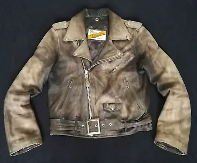 Buy Superb Schott   Perfecto   Leather Jacket - Vintage Biker Design - Cost £495 • 150£