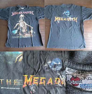 Buy Vintage Megadeth SHIRT 2001 XL- VG FREE SHIPPING • 43£