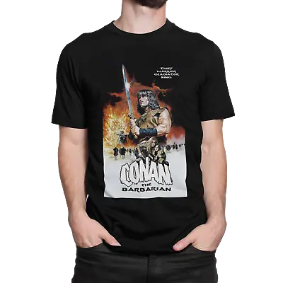Buy Conan The Barbarian Tshirt Horror Chinese Japanese Movie Film Poster 80s 90s • 8.99£