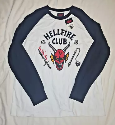 Buy Hellfire Club Stranger Things Official Eddie Munson Long Sleeve T-Shirt Size L • 24.95£
