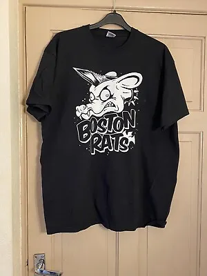 Buy Men’s Black Vintage Boston Rats T-shirt  • 10£