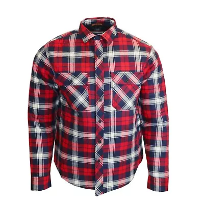 Buy Mens Padded Quilted Fleece Lined Lumberjack Jacket Warm Flannel Workshirt 822 • 13.99£