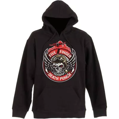 Buy Five Finger Death Punch 'Bomber Patch' Pullover Hoodie - NEW OFFICIAL • 29.99£