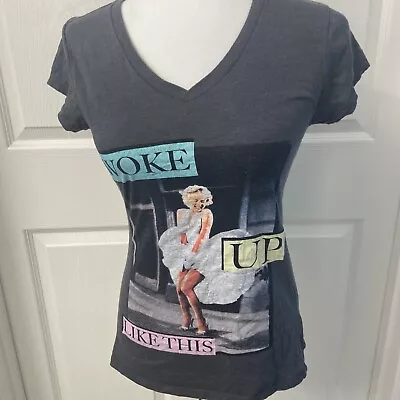 Buy Juniors Women's Marilyn Monroe T Shirt  I Woke Up Like This  Size 7-9 • 5.67£