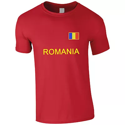 Buy Romania Euro  T Shirt Football Your Country T Shirt Pristine Finish • 11.99£