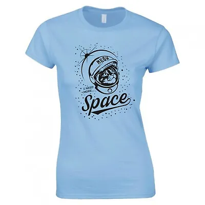 Buy I Need More Space-cat Ladies T-shirt • 12.99£