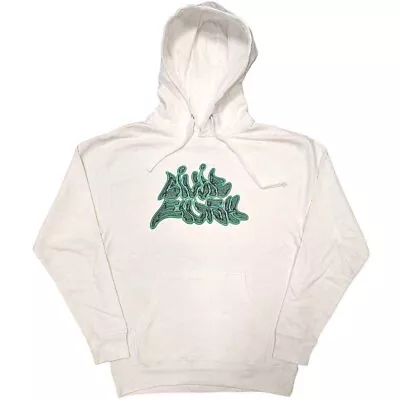 Buy Billie Eilish 'Graffiti Logo' White Pullover Hoodie - NEW OFFICIAL • 29.99£