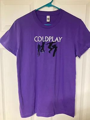Buy Coldplay T-shirt Purple Twisted Logic Never Worn • 11.34£