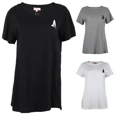 Buy Ladies Miss Ego T-Shirts Black White Grey 100% Cotton All Season Wear Brand New • 2.99£