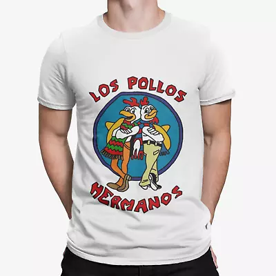 Buy Los Pollos Hermanos T-Shirt - Breaking Bad - Retro -Action -TV- American Saul • 8.39£