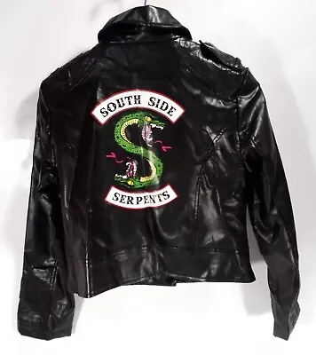 Buy South Side Serpents Faux Leather Jacket Women's XL 1 • 37.89£