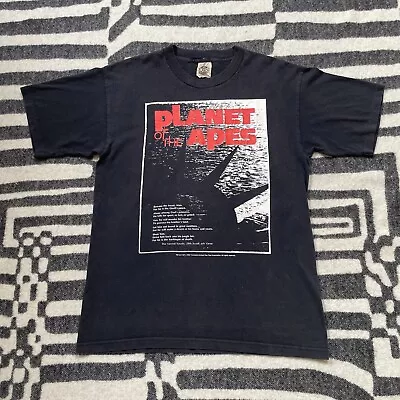 Buy Vintage Planet Of The Apes 1996 Mosquitohead T-Shirt USA Movie Merch 90s • 280£