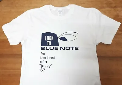 Buy Blue Note Jazz Club T-shirt Rare Vintage Style Vinyl LP Record Label Album 60s • 16£