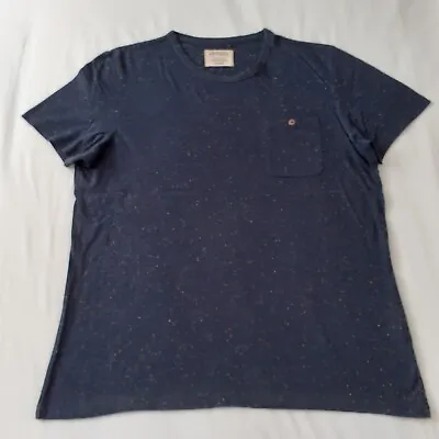 Buy Men's Burton Navy Blue Flecked T-shirt, Size Medium, Used, Vgc • 3£