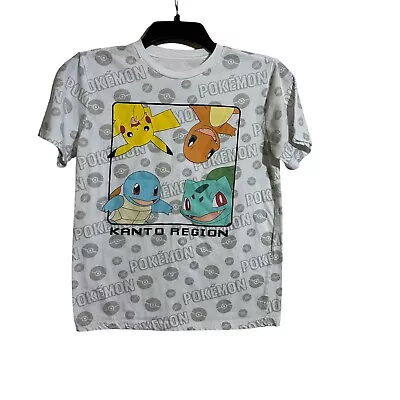Buy POKEMON T-Shirt Size Kids Large (10-12) Kanto Pikachu Bulbasaur Charmander • 3.54£
