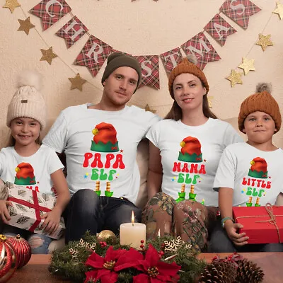 Buy Aunty Uncle Mommy Papa Sister Bother Cousin Family Matching Christmas T Shirt#MC • 9.99£