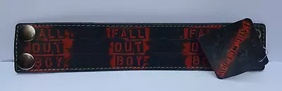 Buy OFFICIAL FALL OUT BOY WRISTBAND (SIZE: MED/LRG) By BIOWORLD EMO PUNK ROCK BNWT • 29.95£