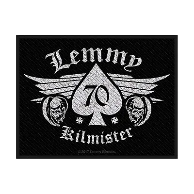 Buy LEMMY KILMISTER Standard Patch: 70: Motorhead Seventy Official Merch Fan Gift • 3.95£