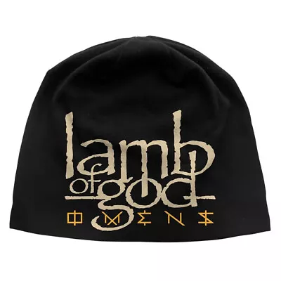 Buy Lamb Of God - Omens Jersey Beanie Mütze - Official Merch • 15.46£