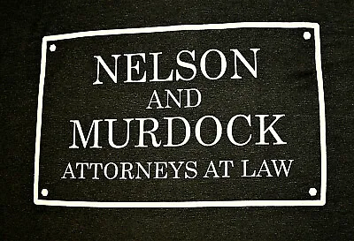 Buy Marvel Comics DareDevil Nelson & Murdock Attorneys At Law T-Shirt New Tags Sz LG • 20.83£