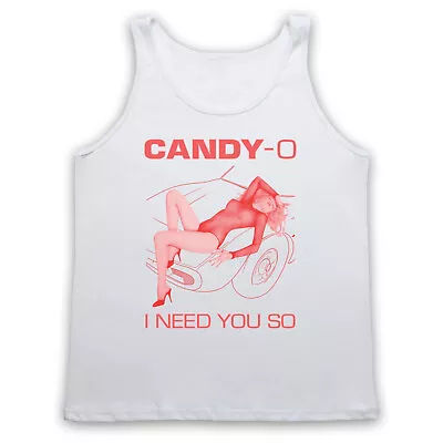 Buy CANDY-O THE CARS ROCK BAND UNOFFICIAL 80's I NEED YOU ADULTS VEST TANK TOP • 18.99£