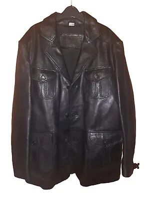 Buy Leather Jacket Mens Size L Hardly Worn Bramd KIT • 34.99£