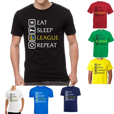Buy League Of Legends LoL Gamer Eat Sleep Repeat Championship Series T-shirt • 9.99£