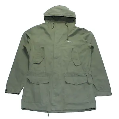Buy Carhartt Battle Parka Mens Coat Green Khaki Walking Fishing Jacket Size Large • 49.99£