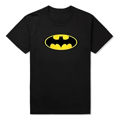 Buy Batman T-Shirt Logo Classic Official Movie DC Comics Justice League Men's Tops T • 9.39£