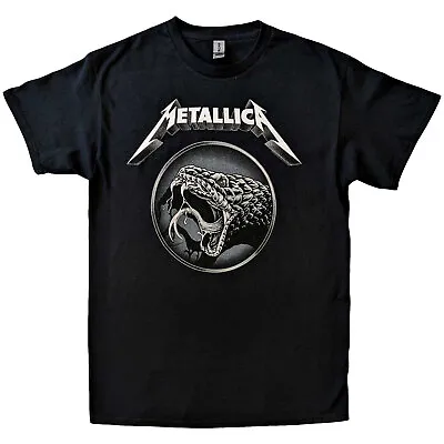 Buy Metallica 'Black Album Poster' (Black) T-Shirt - NEW & OFFICIAL! • 16.29£