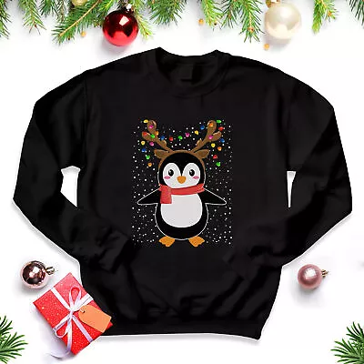 Buy Christmas Penguin Reindeer Santa Holiday Wear Unisex Ugly Celebration Jumpers • 15.75£
