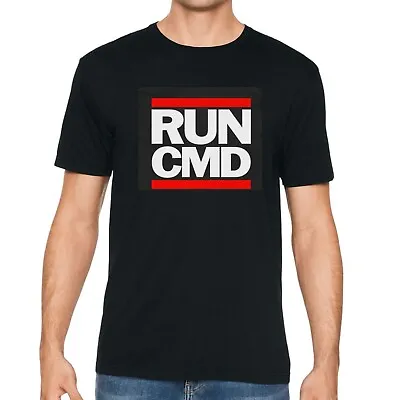Buy Run CMD T Shirt Computer Geek T Shirt T-Shirt Mens Unisex Short Sleeve Funny Top • 9.99£