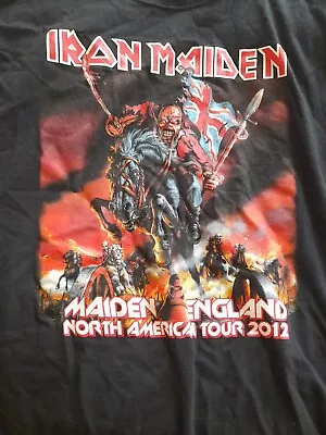 Buy Vintage Iron Maiden Maiden USA Tour T-shirt Xl • 9£