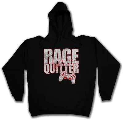 Buy RAGE QUITTER SWEATSHIRT HOODIE Fun Gamer Computer Scientist Raid MMORPG • 41.94£