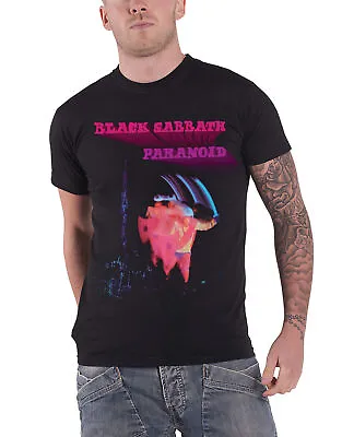 Buy Black Sabbath T Shirt Paranoid Motion Trails Band Logo New Official Unisex Black • 15.95£