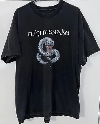 Buy Vintage 2003 Whitesnake Live ‘In The Heart Of The City’ T-Shirt, Men’s Large • 34.99£