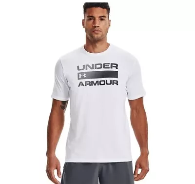 Buy Under Armour Men's UA Team Issue Wordmark Short Sleeve Crew Neck T Shirt XL • 12.45£
